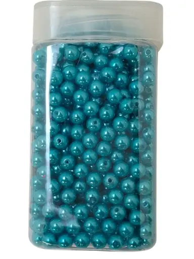 [A-014712] Rijgparels Pearls Aqua 8 mm 220 gr. 475 stuks