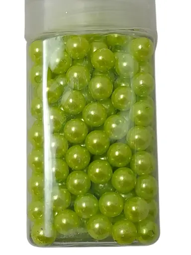 [A-014718] Rijgparels Pearls Lime Groen 12 mm 220 gr. 250 stuks