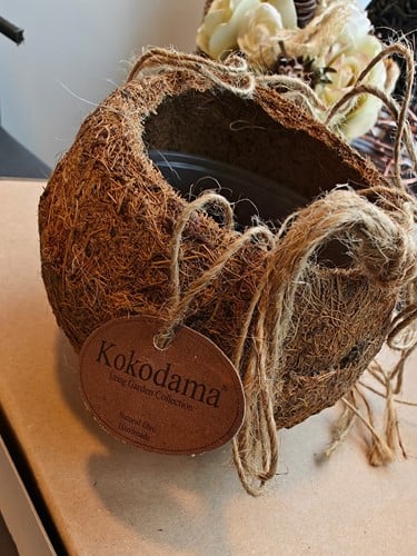 [A-026027] Kokodama Plantenhanger Cocodama natuurproduct