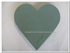 [A-003168] Hart 51 cm gesloten met hardschuim onderlaag oase voor verse bloemen