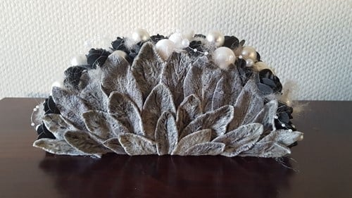 [A-011861] Bolsa Flora V bruidsboekethouder bloementasje voor origineel bruidswerk