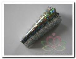 [A-004732] Corsagehouder Boutonnière Glitterati Zilver per stuk