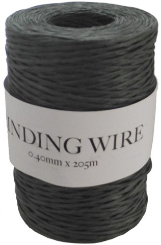 [A-019538] Bindwire papierdraad groen 205 meter 
