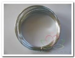 [A-007690] Aluminiumdraad Zilverkleurig 2 mm 100 gram 12 meter