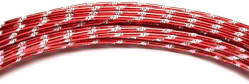 [A-013706] Aluminiumdraad Diamant Rood 10 meter kleinverpakking