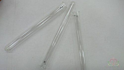 [A-010215] Reageerbuisjes test tube glas 2 gaatjes 20 cm Ø2 cm set 12 stuks