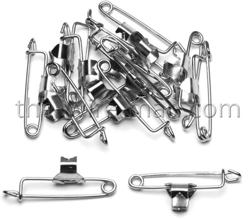 [A-010846] Corsagespelden met Clamp 50 stuks