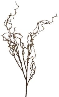 [A-027443] Kronkeltak Bruin Flexibel Kunsttak Curled Twig Branch 105 cm