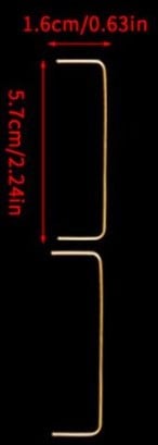 [A-024352] Beugeltjes voor siliconenmal Standaard 024351 set van 2 voor epoxy resin