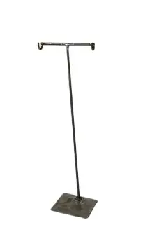 [A-027999] Metalen frame Kettingstaander hoge standaard met haakjes 55 cm hoog 