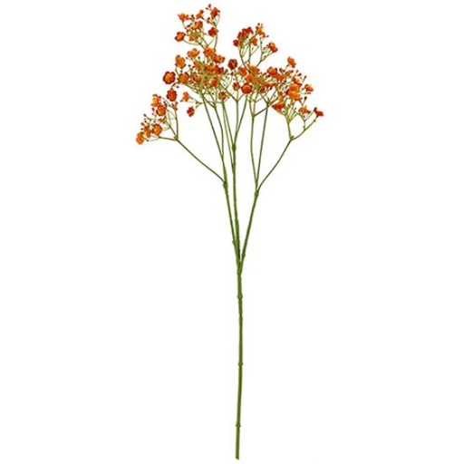 [A-028060] Chloe Gipskruid Oranje kunstbloem 70 cm per stuk
