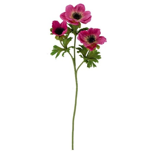 [A-028047] Anemoon Roze Zijdenbloem 56 cm per stuk