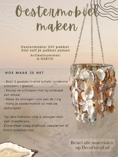 [A-028110] Oestermobiel maken DIY Stel zelf je pakket samen 