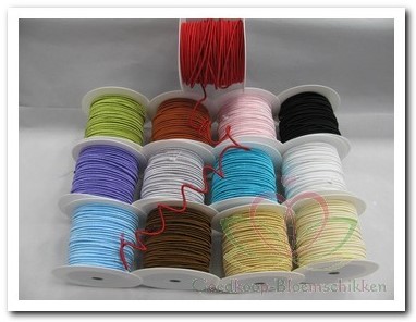 Koord met Draad Fancy Cording Wired/rol - 801 wit Koord met Draa