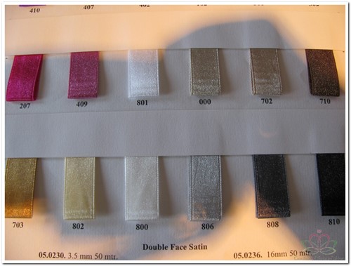 -Lint dubbelsatijn 10 mm rol 50 meter cherry 307 - cherry 307 -Lint Lintje