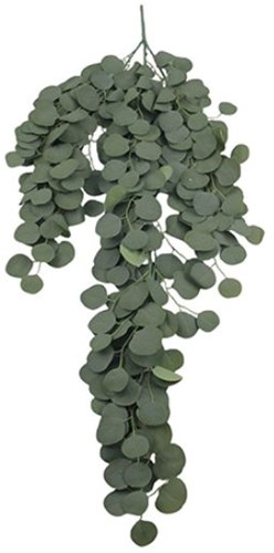 Hanger Vuller Grote Hanger Eucalyptus – 127 cm – Giant Eucalyptus Trail – Grey Green Groene hangplant van zijde