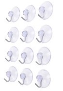 Zuignappen voor raam of autodecoraties 30mm Set van 12st Zuignap voor lint en lichte materialen