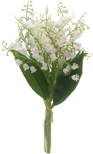 Lelietje van Dalen 30cm. LILY OF THE VALLEY bundel WHITE Lelietje van Dalen
