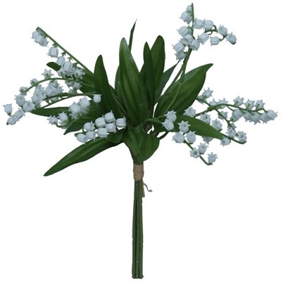 Lelietje van Dalen 36cm. LILY OF THE VALLEY bundel WHITE Lelietje van Dalen