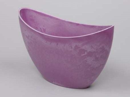Bootschaal Boot Hoog 24x10*14cm. Poeder Soft Pink  Leuk model