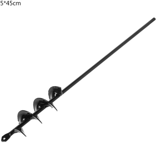Plantenboor5 cm dia 45 cm Lang boort 5cm dia, excl boormachine ;-)
