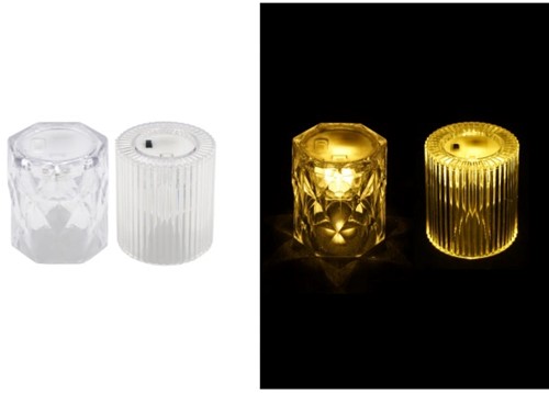 LEDlampen LED MIRAVAL tafellamp "Miraval Object" 2 designs SET van 2 voor bloemschikken en decoratie