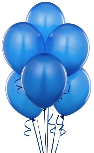 100 Ballonnen 10 inch dikvoor Helium KobaltBlauw Babyshower Decoflorall
