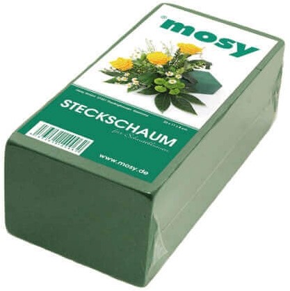 Steekschuim BlokBig Mosy GESEALD groter blok formaat 23*11*8 cm. Per STUK Super handig, beter beschermd