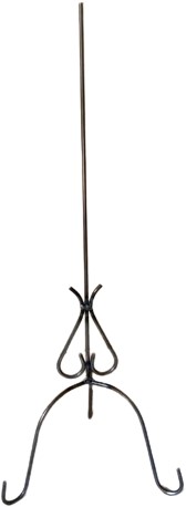Metaalstaander Mini Torsohouder – 44,5 cm Hoog, 18 cm Breed – Onbehandeld Zo van de Smid Zo van de smid dikte 4mm
