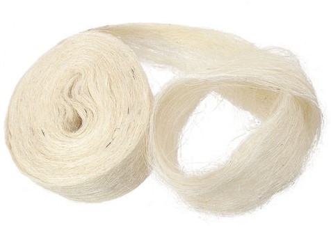 Sisal Agave hair, 1kg/rol Sisal Agave hair 1kg/rol