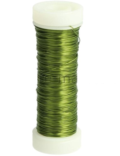 Myrtendraad  0.3mm / 30 gram - Olijf 15