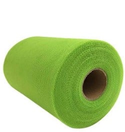 Actie Tule 15 cm. Gekleurd rol 22 meter - C31 Light Green Supergoedkoop