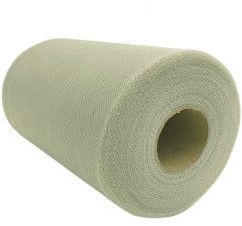 Actie Tule 15 cm. Gekleurd rol 22 meter - C37 M Grey Supergoedkoop