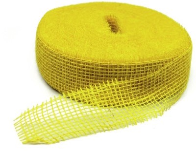 Jute band Juteband Jutte Geel rol 40 meter 5 cm. Jute band Geel