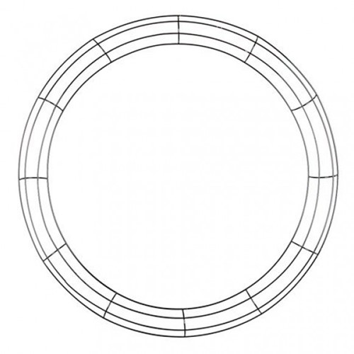 'Metalen frame voor kransen rond 24inch  Frame van E 13.19 voor E 9.99