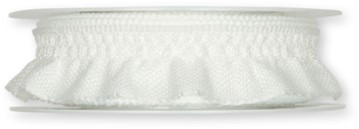 Lint Rushes elastisch Smockband WIT 23mm 7m smockband Zomers