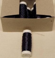 Bouilloneffectdraad 25 gram. Blauw Bouilloneffectd