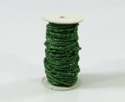 Koord Groen glitter rol 5 meter Koord Groen gli