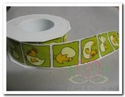 Lint Paaslint met KipTaftlint met dr 40 mm / m Lint Paaslint m