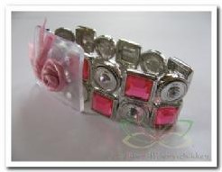 Corsage Polscorsage-armband Ice Princess Pink Corsage Polscor