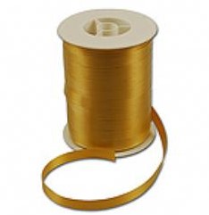 Lint Krullint poly 10 mm goud mat rol 250 m Lint Krullint G