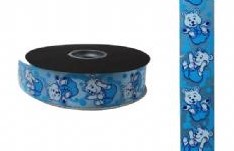 Lint  Blauwe Beer 34 mm rol100 meter Lint Blauwe Be