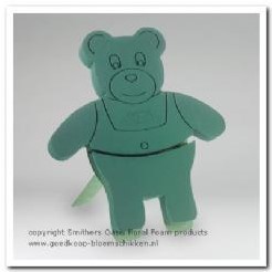 Oasis Bear Bioline 48.5*42*5 cm oase voor verse bloemen Met staander Oasis Bear