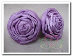 foam rose Lila 9*6cm. / 2 stuks foam rose Lila