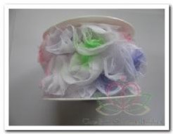 Lint Chiffon Rozen Pastel rol 3 meter Lint Chiffon Ro
