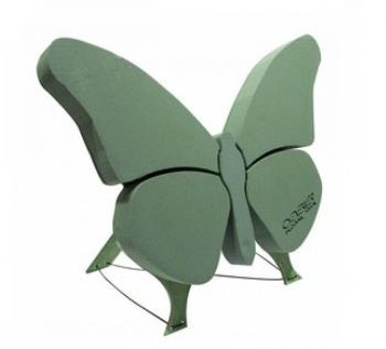 Oasis Vlinder 56*40 cm. Met staander oase voor verse bloemen OASIS® BIOLINE® Steekschuim Vlinder 56 x 40 x 6 cm