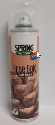 Spring Pro florist Roségold Spray 300 cc Rosegold spray
