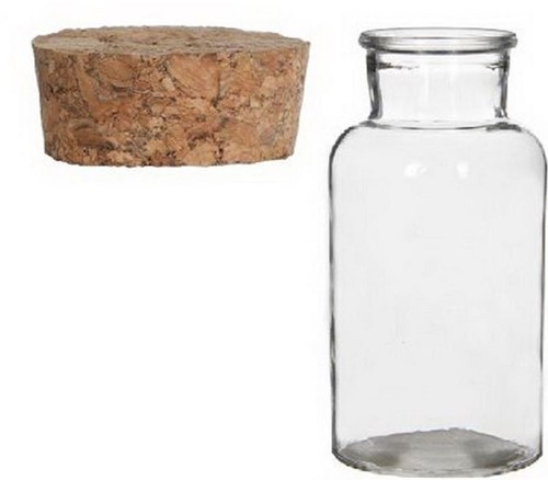 Kurken / stop voor artikel 023930 set 12st Voedselproof excl fles of decoratie
