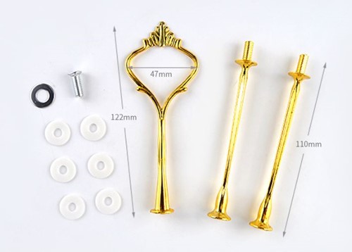 Benodigdheden voor Siliconenmal Etagiere Goud 024320 voor Epoxy Resin en andere hobby's