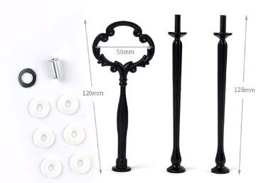Benodigdheden voor Siliconenmal Etagiere Zwart  02 voor Epoxy Resin en andere hobby's
